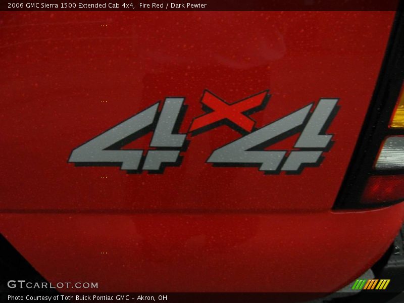 Fire Red / Dark Pewter 2006 GMC Sierra 1500 Extended Cab 4x4