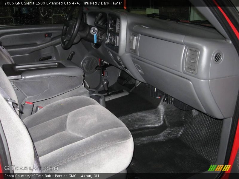 Fire Red / Dark Pewter 2006 GMC Sierra 1500 Extended Cab 4x4