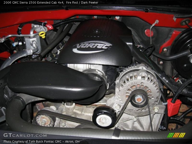 Fire Red / Dark Pewter 2006 GMC Sierra 1500 Extended Cab 4x4