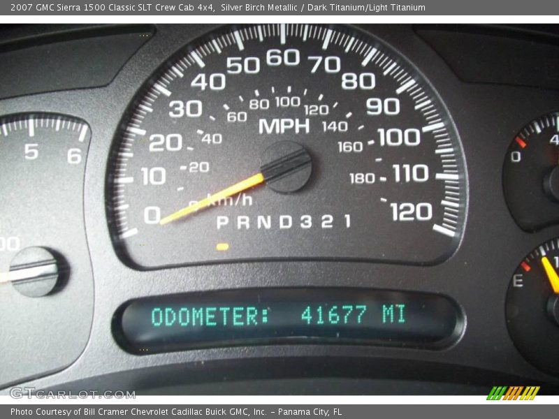 Silver Birch Metallic / Dark Titanium/Light Titanium 2007 GMC Sierra 1500 Classic SLT Crew Cab 4x4