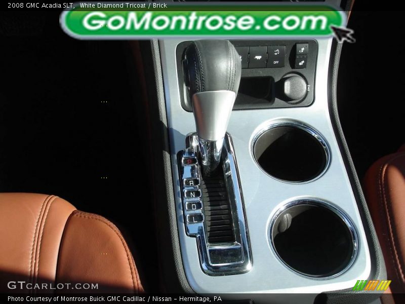 White Diamond Tricoat / Brick 2008 GMC Acadia SLT