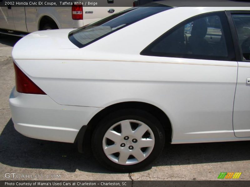 Taffeta White / Beige 2002 Honda Civic EX Coupe