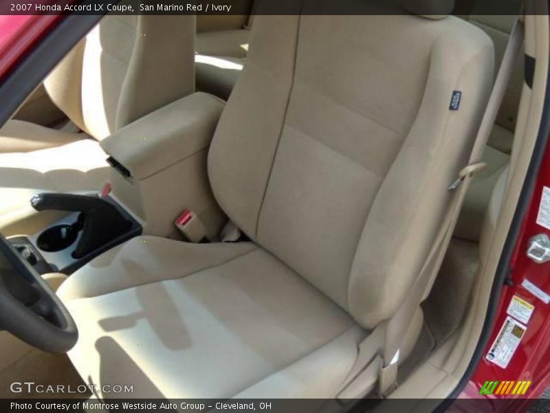 San Marino Red / Ivory 2007 Honda Accord LX Coupe