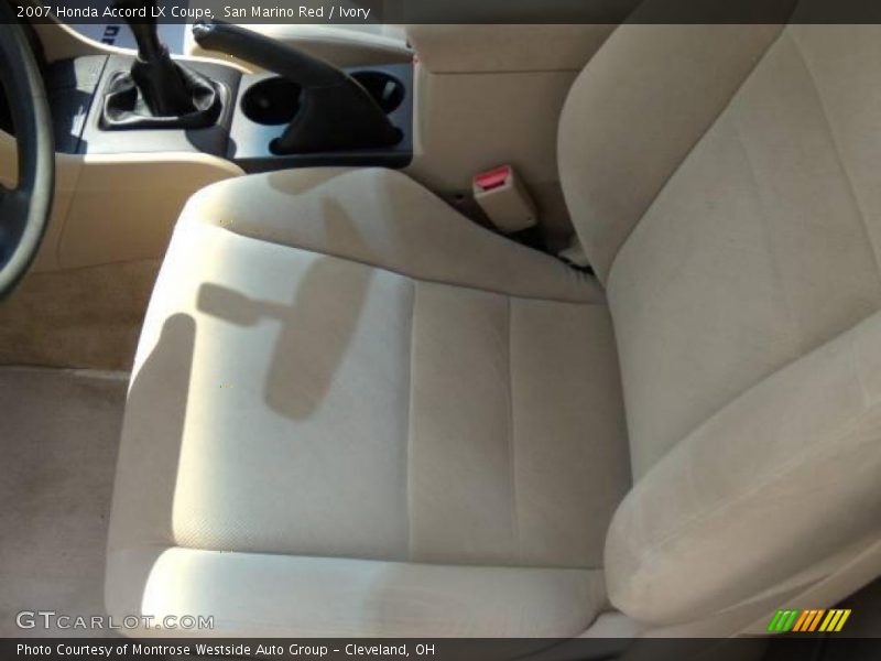 San Marino Red / Ivory 2007 Honda Accord LX Coupe