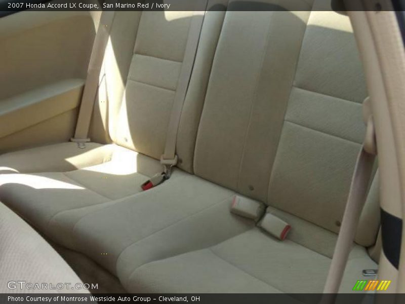San Marino Red / Ivory 2007 Honda Accord LX Coupe