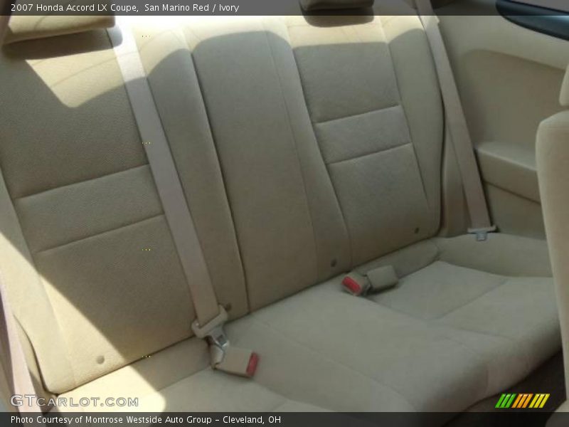 San Marino Red / Ivory 2007 Honda Accord LX Coupe