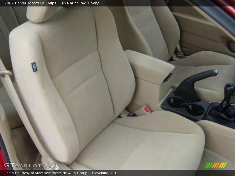 San Marino Red / Ivory 2007 Honda Accord LX Coupe