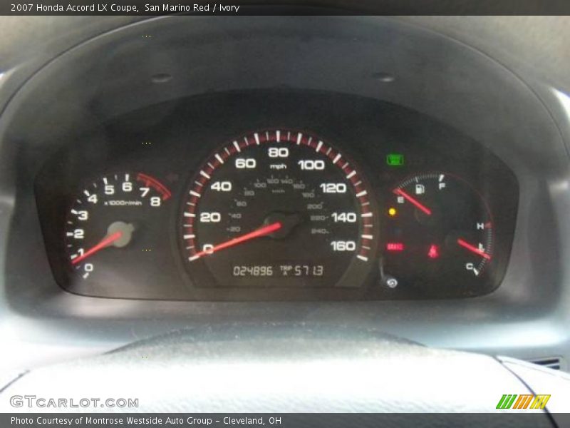San Marino Red / Ivory 2007 Honda Accord LX Coupe