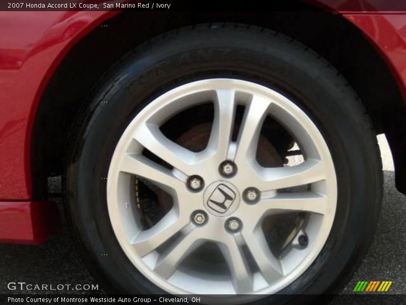 San Marino Red / Ivory 2007 Honda Accord LX Coupe