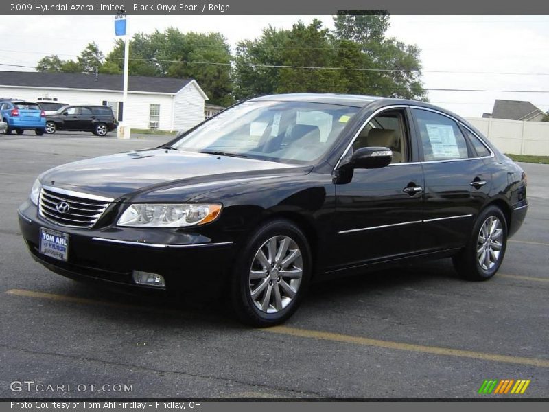 Black Onyx Pearl / Beige 2009 Hyundai Azera Limited