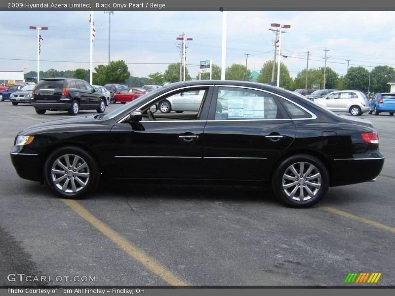 Black Onyx Pearl / Beige 2009 Hyundai Azera Limited