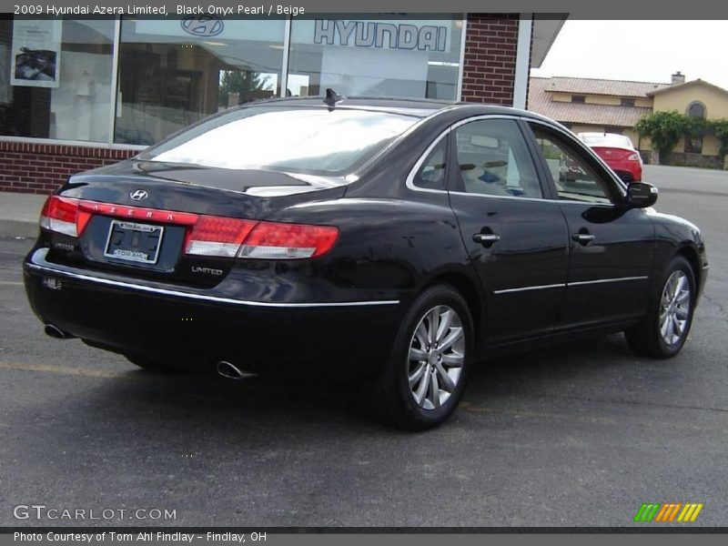 Black Onyx Pearl / Beige 2009 Hyundai Azera Limited