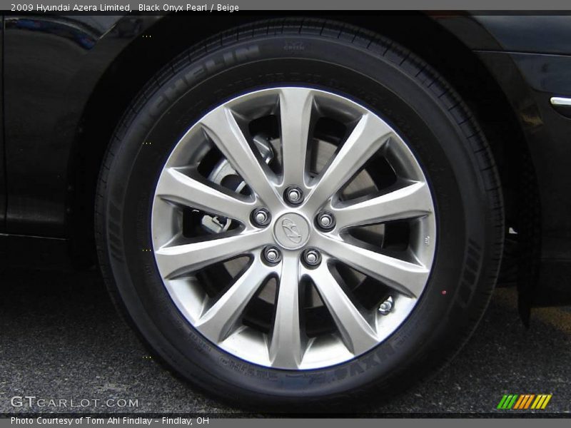 Black Onyx Pearl / Beige 2009 Hyundai Azera Limited