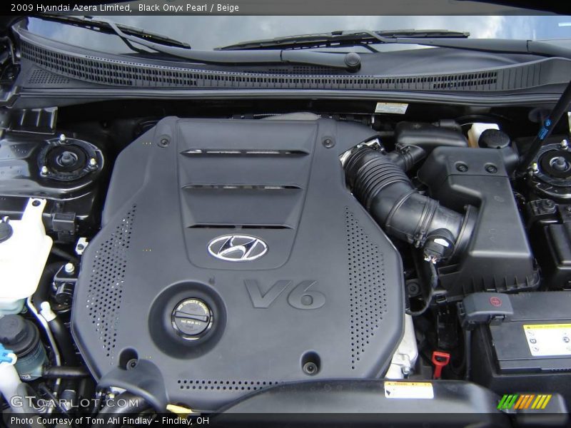 Black Onyx Pearl / Beige 2009 Hyundai Azera Limited