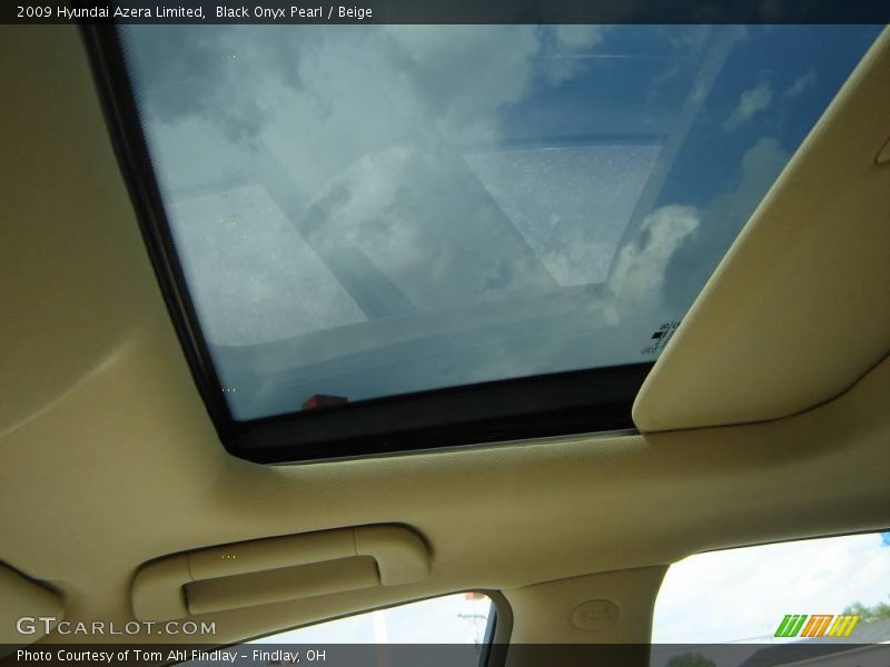 Black Onyx Pearl / Beige 2009 Hyundai Azera Limited