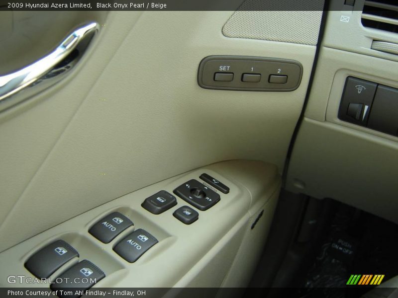 Black Onyx Pearl / Beige 2009 Hyundai Azera Limited
