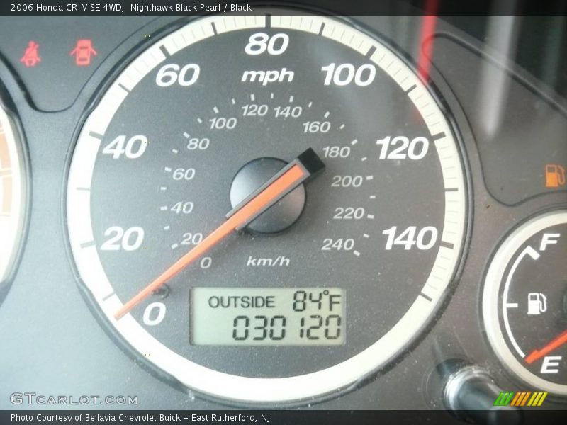 Nighthawk Black Pearl / Black 2006 Honda CR-V SE 4WD