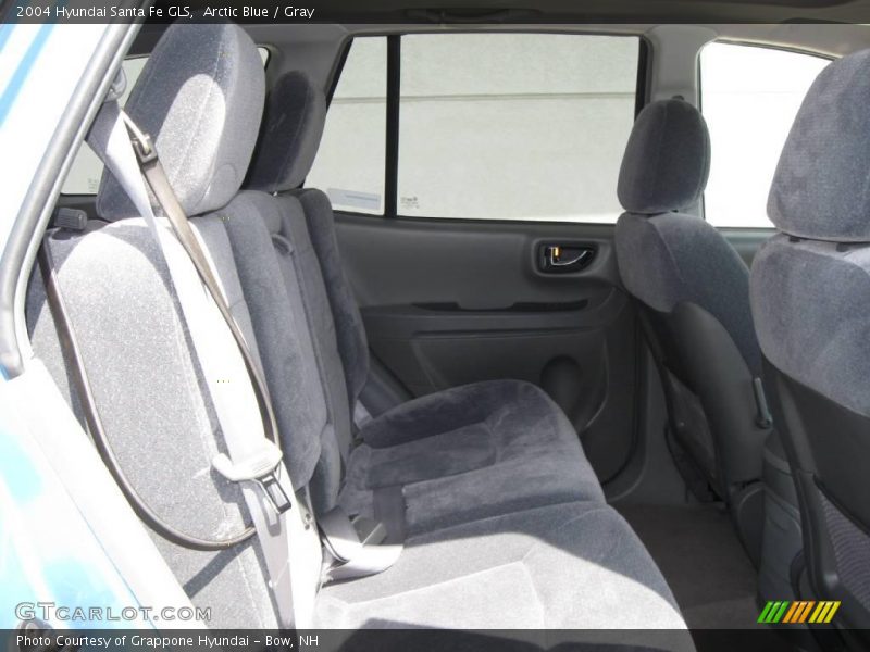 Arctic Blue / Gray 2004 Hyundai Santa Fe GLS