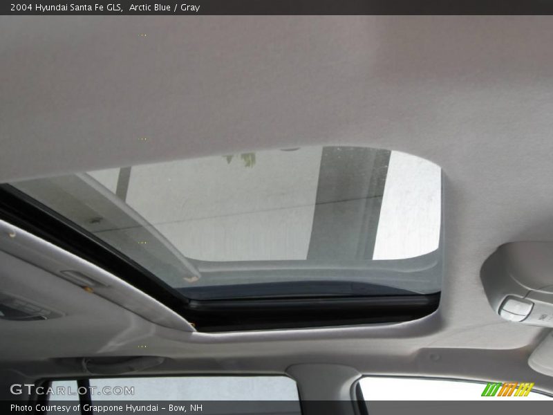 Arctic Blue / Gray 2004 Hyundai Santa Fe GLS