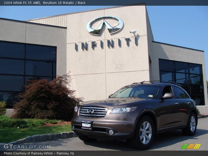 Beryllium 16 Metallic / Black 2004 Infiniti FX 35 AWD