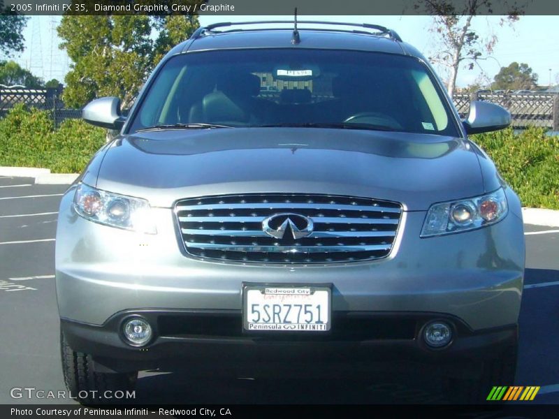 Diamond Graphite Gray / Graphite 2005 Infiniti FX 35