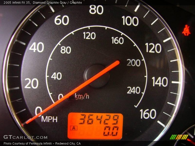 Diamond Graphite Gray / Graphite 2005 Infiniti FX 35