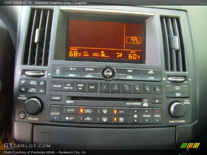 Diamond Graphite Gray / Graphite 2005 Infiniti FX 35