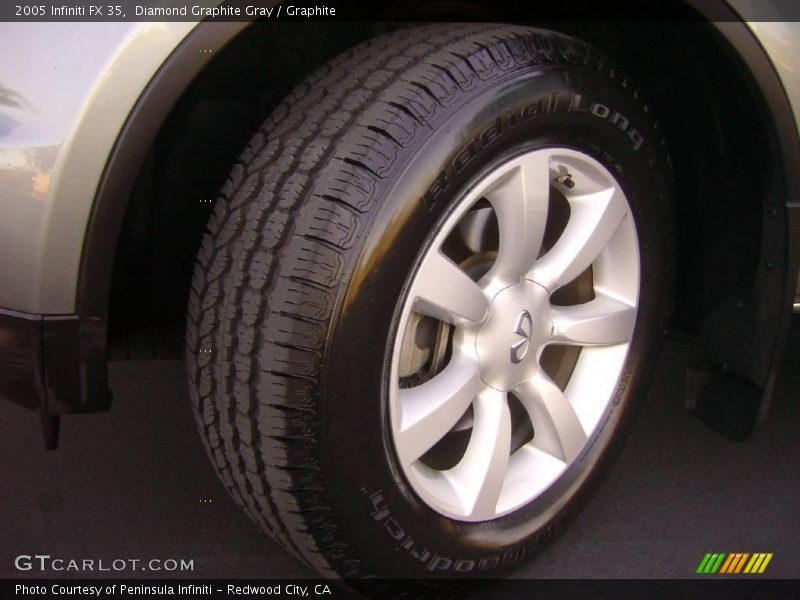 Diamond Graphite Gray / Graphite 2005 Infiniti FX 35