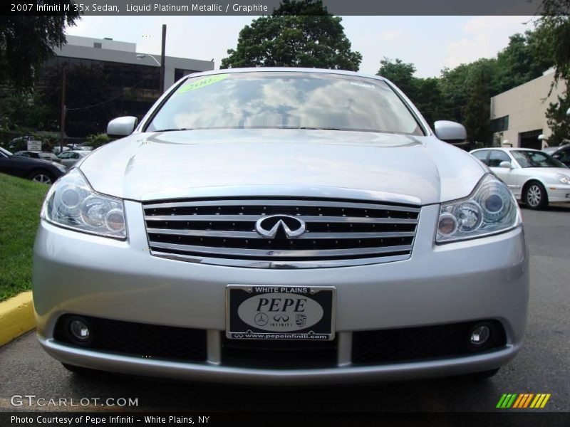 Liquid Platinum Metallic / Graphite 2007 Infiniti M 35x Sedan
