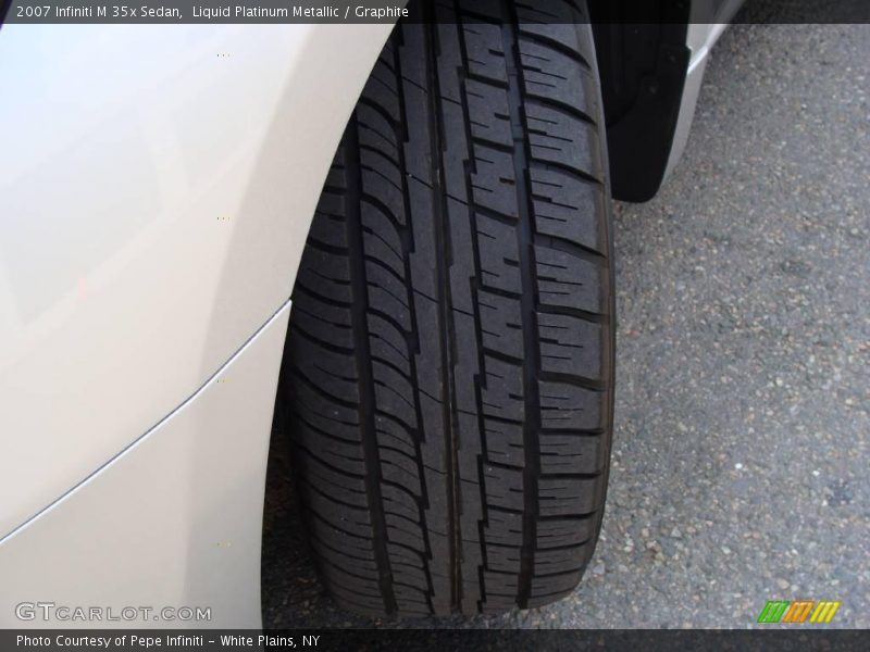 Liquid Platinum Metallic / Graphite 2007 Infiniti M 35x Sedan