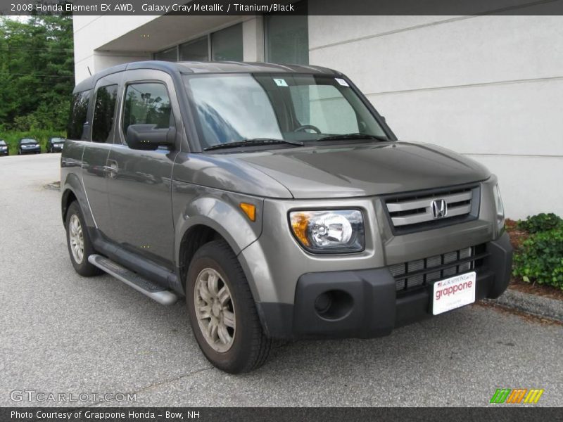 Galaxy Gray Metallic / Titanium/Black 2008 Honda Element EX AWD