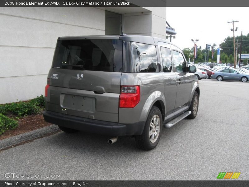 Galaxy Gray Metallic / Titanium/Black 2008 Honda Element EX AWD