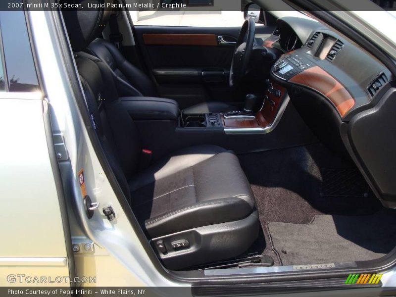 Liquid Platinum Metallic / Graphite 2007 Infiniti M 35x Sedan