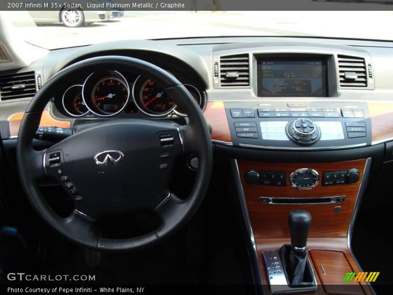 Liquid Platinum Metallic / Graphite 2007 Infiniti M 35x Sedan