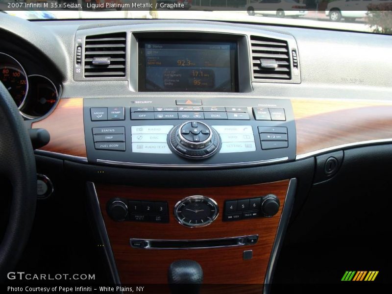 Liquid Platinum Metallic / Graphite 2007 Infiniti M 35x Sedan
