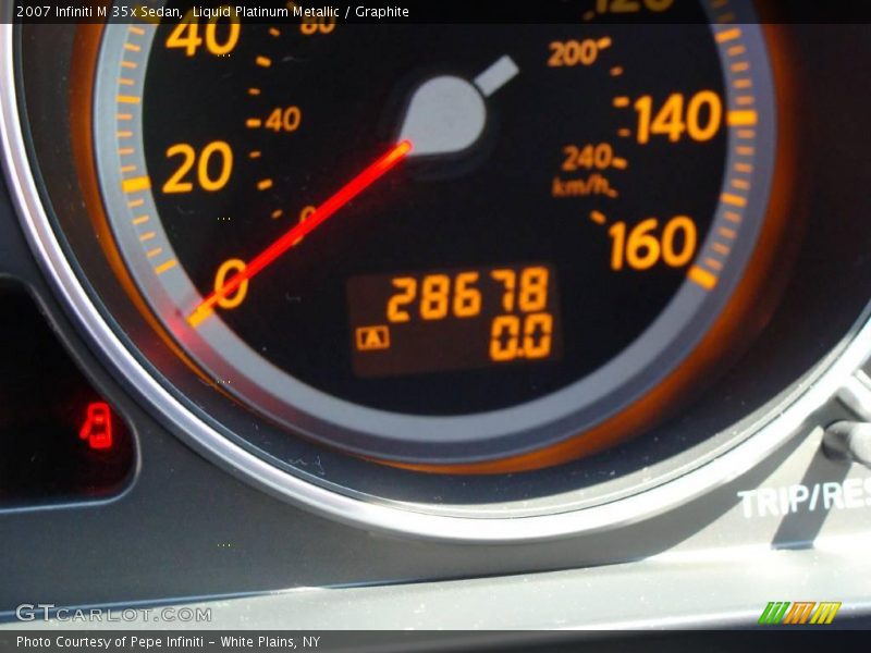 Liquid Platinum Metallic / Graphite 2007 Infiniti M 35x Sedan