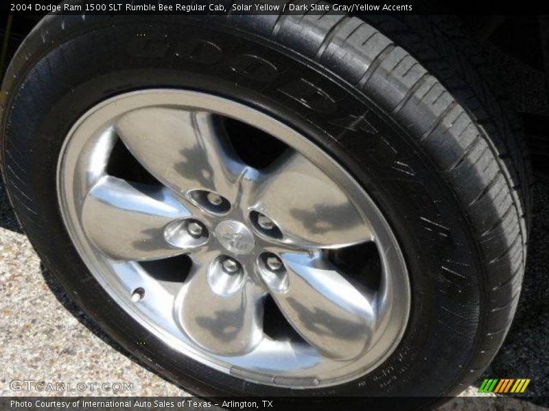 Solar Yellow / Dark Slate Gray/Yellow Accents 2004 Dodge Ram 1500 SLT Rumble Bee Regular Cab