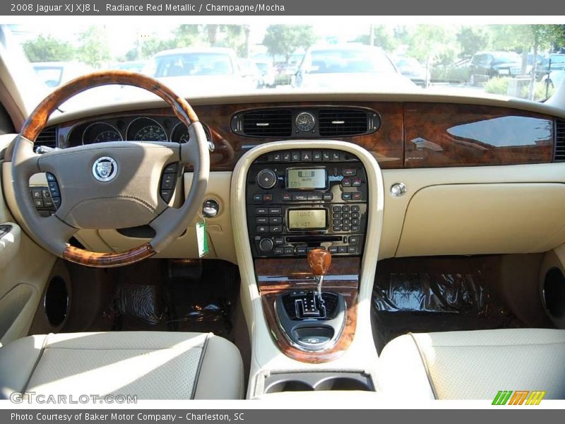 Radiance Red Metallic / Champagne/Mocha 2008 Jaguar XJ XJ8 L