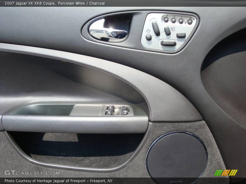Porcelain White / Charcoal 2007 Jaguar XK XK8 Coupe