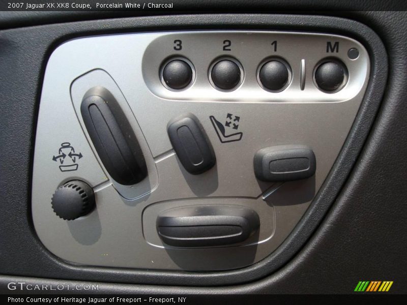Porcelain White / Charcoal 2007 Jaguar XK XK8 Coupe