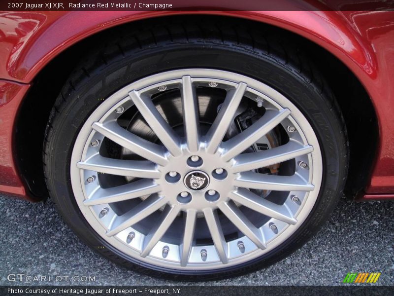 Radiance Red Metallic / Champagne 2007 Jaguar XJ XJR