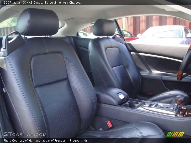 Porcelain White / Charcoal 2007 Jaguar XK XK8 Coupe