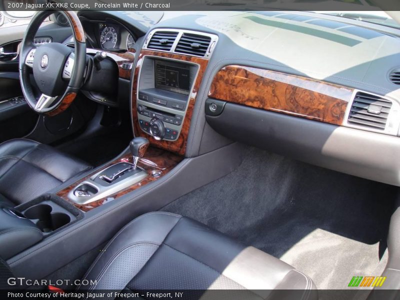 Porcelain White / Charcoal 2007 Jaguar XK XK8 Coupe