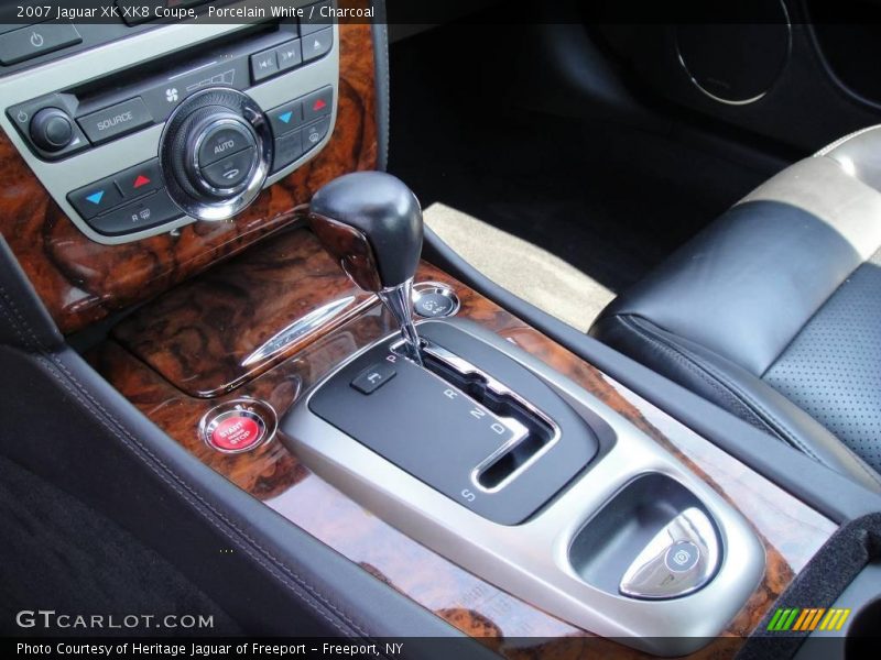 Porcelain White / Charcoal 2007 Jaguar XK XK8 Coupe