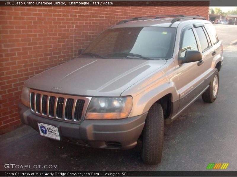 Champagne Pearl / Agate 2001 Jeep Grand Cherokee Laredo