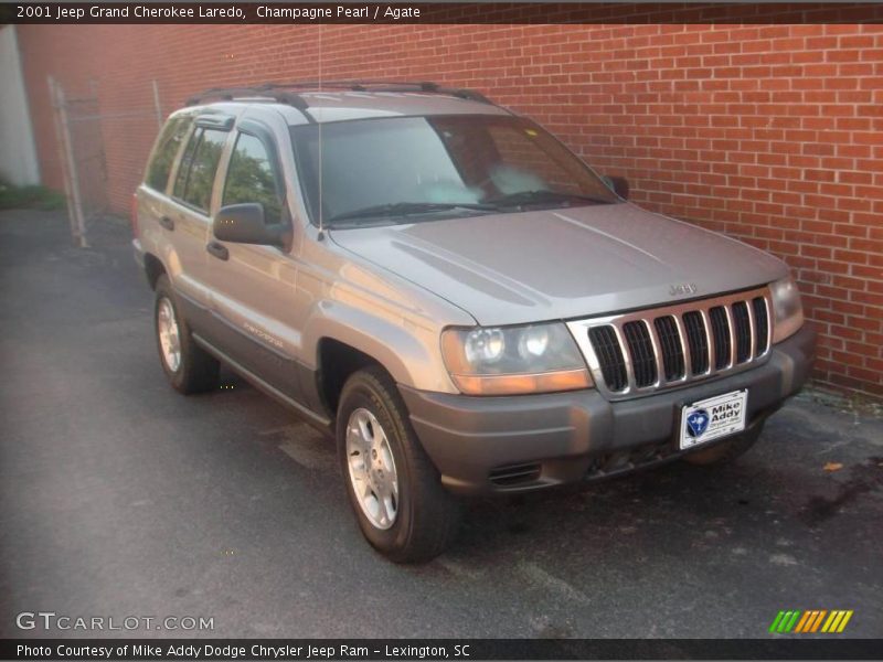 Champagne Pearl / Agate 2001 Jeep Grand Cherokee Laredo