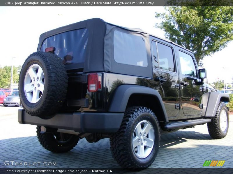 Black / Dark Slate Gray/Medium Slate Gray 2007 Jeep Wrangler Unlimited Rubicon 4x4