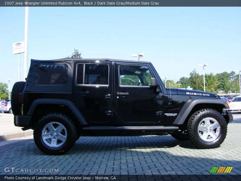 Black / Dark Slate Gray/Medium Slate Gray 2007 Jeep Wrangler Unlimited Rubicon 4x4