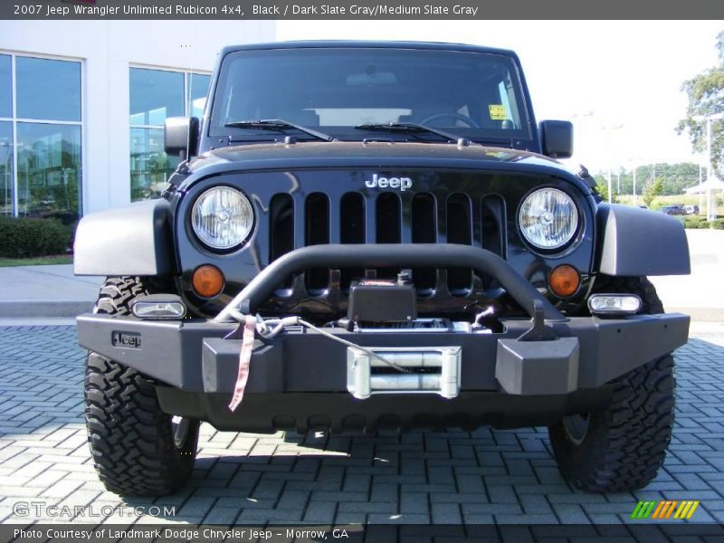 Black / Dark Slate Gray/Medium Slate Gray 2007 Jeep Wrangler Unlimited Rubicon 4x4