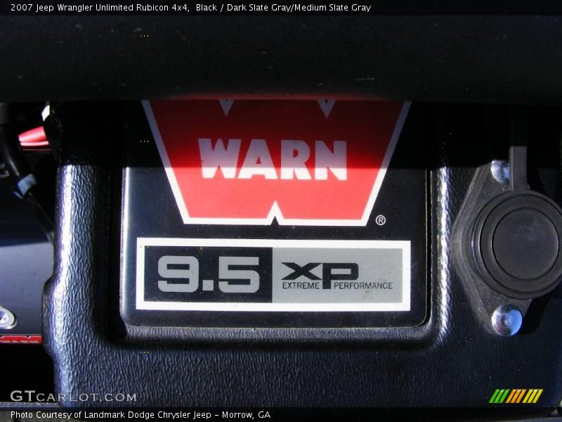 Black / Dark Slate Gray/Medium Slate Gray 2007 Jeep Wrangler Unlimited Rubicon 4x4